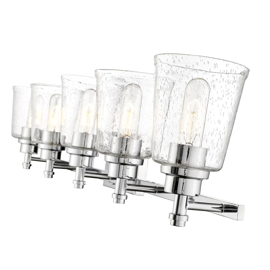 5 Light Bathroom Vanity Light in Chrome