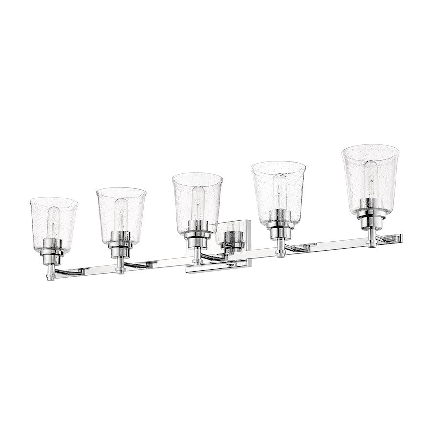 5 Light Bathroom Vanity Light in Chrome