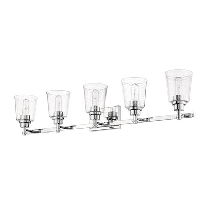 5 Light Bathroom Vanity Light in Chrome