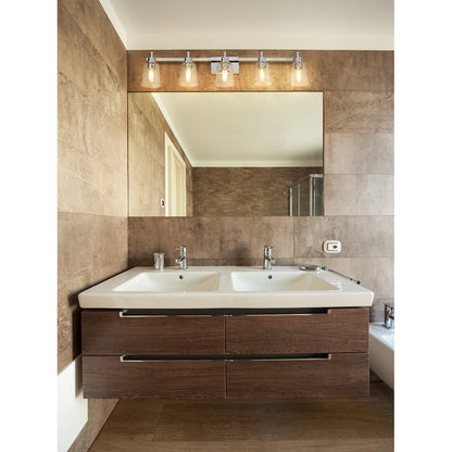 5 Light Bathroom Vanity Light in Chrome