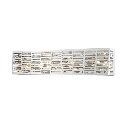 4 Light Cronise 36" Bathroom Vanity Light, Chrome