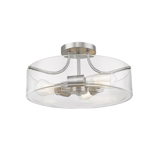 Z-Lite Delaney 3 Light Semi Flush Mount