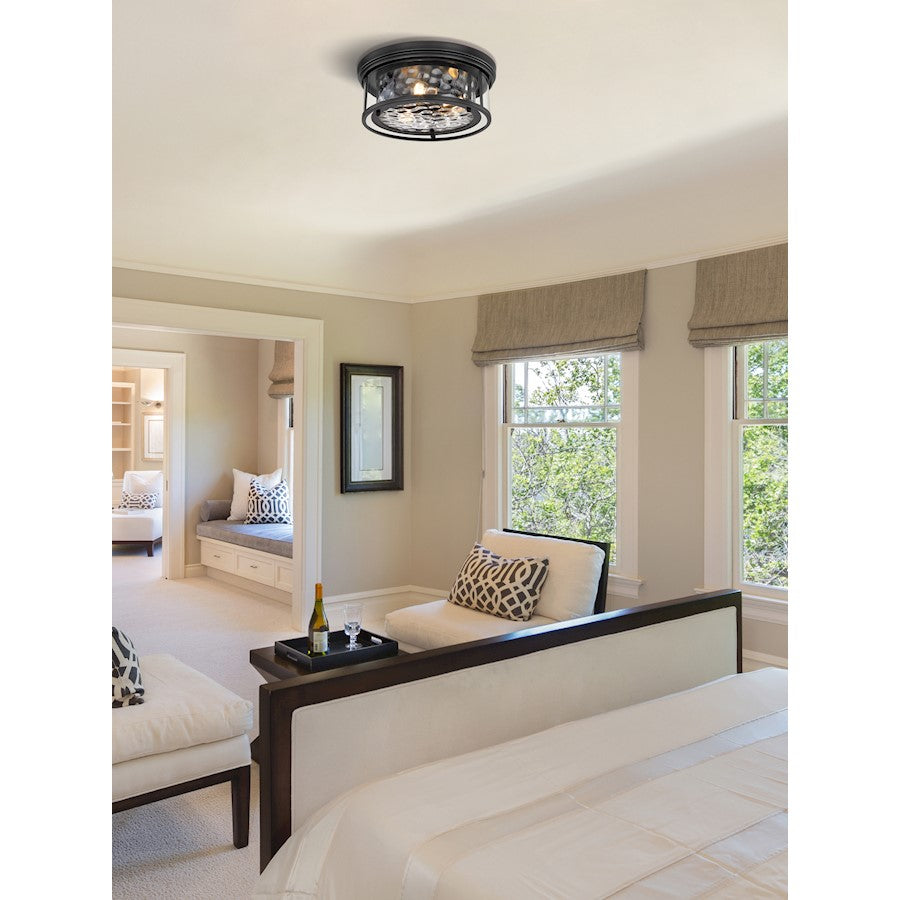 Z-Lite Clarion Flush Mount, Clear