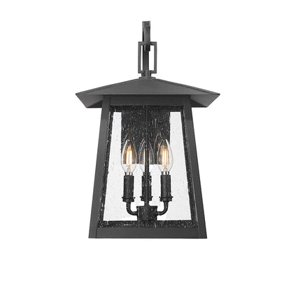 3 Light 11.5" Outdoor Wall Sconce