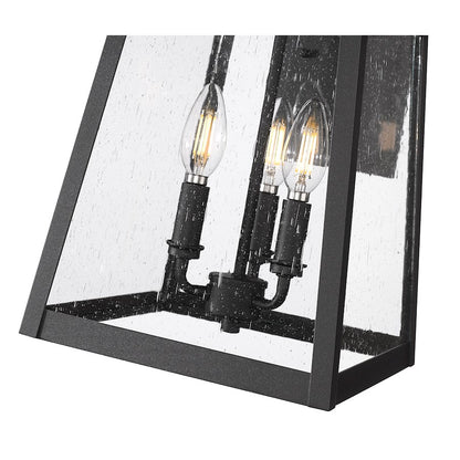 3 Light 11.5" Outdoor Wall Sconce