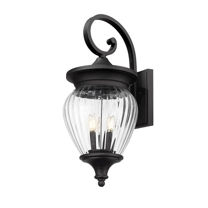 4 Light 12" Outdoor Wall Sconce