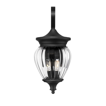 3 Light 9" Outdoor Wall Sconce