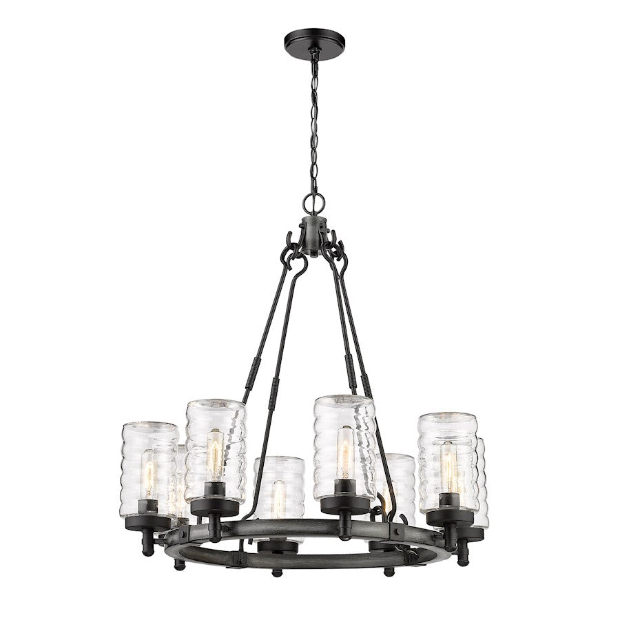8 Light Outdoor Pendant