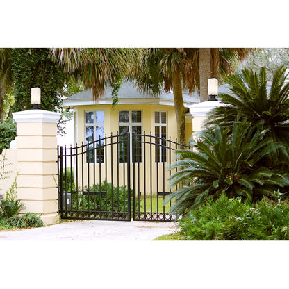 Z-Lite Sana 2 Light SQ Outdoor Pier Mount, Black/White Opal