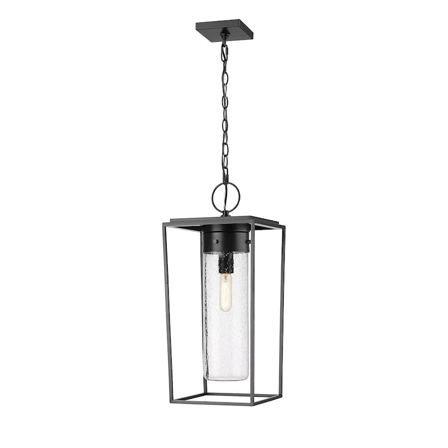 Z-Lite Sheridan 1 Light Outdoor Ceiling Mount, Black