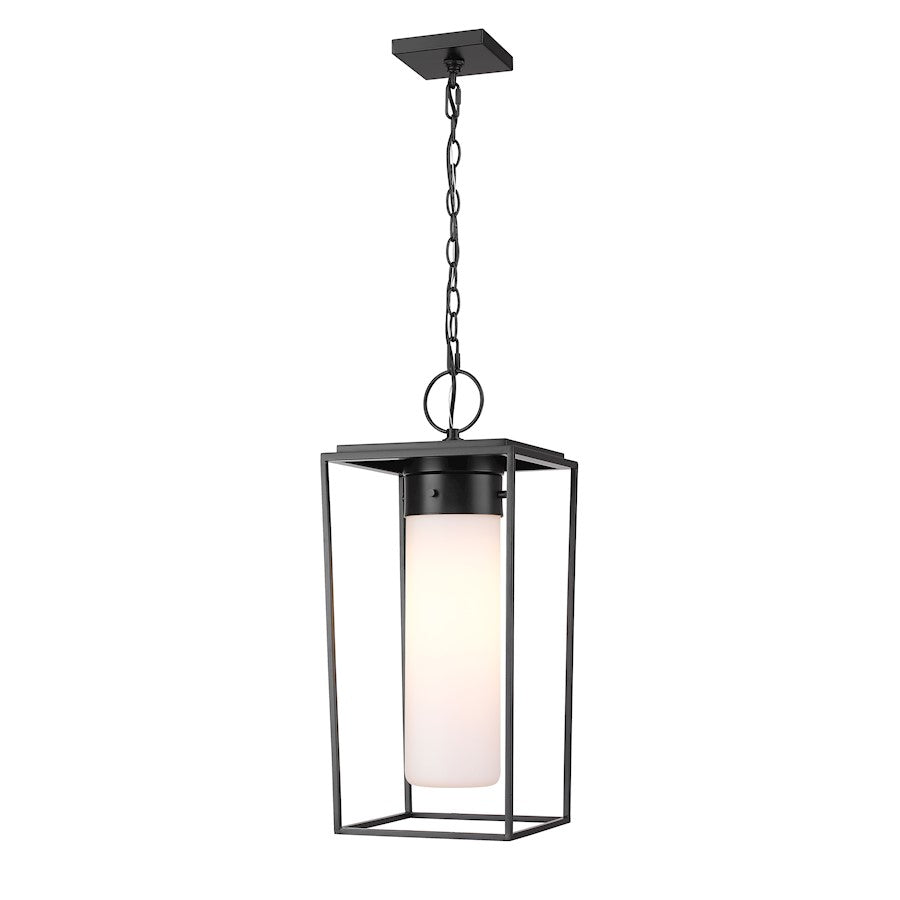 Z-Lite Sheridan 1 Light Outdoor Ceiling Mount, Black