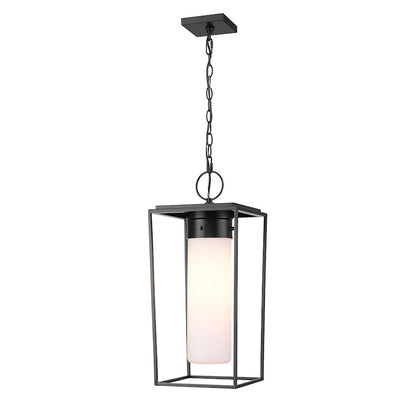 Z-Lite Sheridan 1 Light Outdoor Ceiling Mount, Black