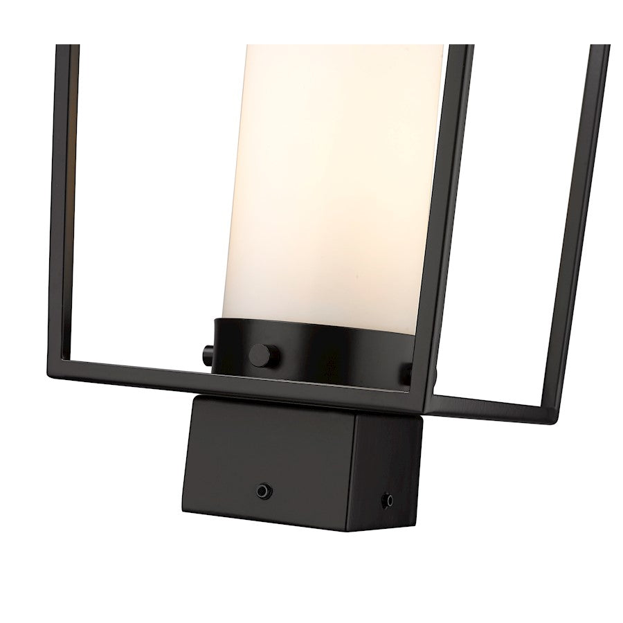 Z-Lite Sheridan 1 Light Outdoor Post Mount/Round, Black