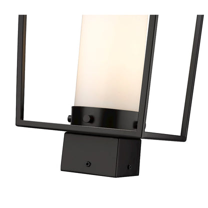 Z-Lite Sheridan 1 Light Outdoor Post Mount/Round, Black
