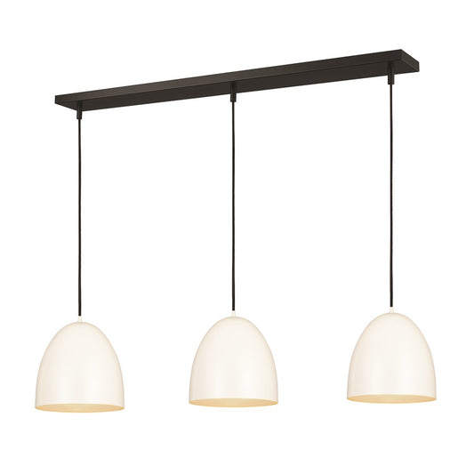Z-Lite Z-Studio 1 Light Pendant, Satin White/Satin White - 6012P12-3L-SWH