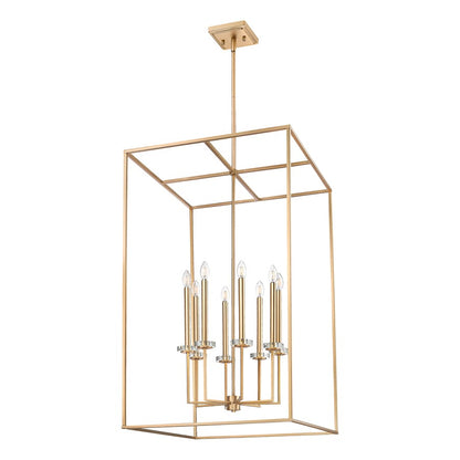 Z-Lite Gaultier 8 Light 45" Chandelier, Mordern Gold