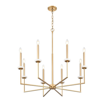 Z-Lite Gaultier 8 Light Chandelier, Mordern Gold