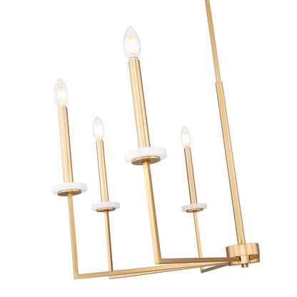 Z-Lite Gaultier 8 Light Chandelier, Mordern Gold