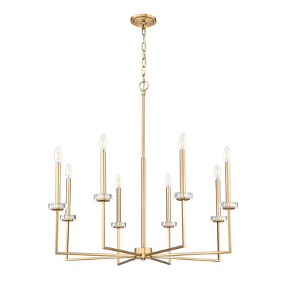Z-Lite Gaultier 8 Light Chandelier, Mordern Gold