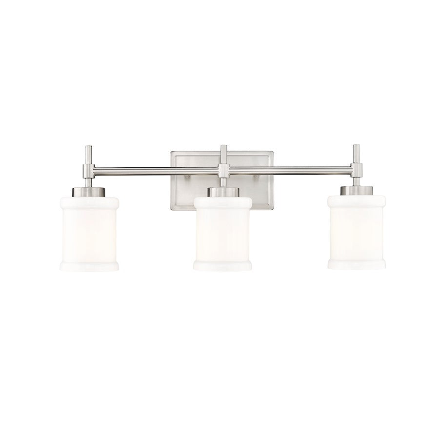 3 Light 23.5" Bathroom Vanity Light, Brushed Nickel