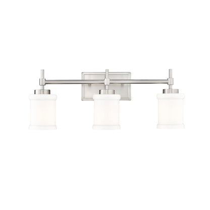 3 Light 23.5" Bathroom Vanity Light, Brushed Nickel