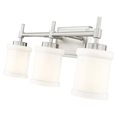 3 Light 23.5" Bathroom Vanity Light, Brushed Nickel