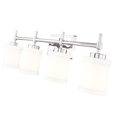 4 Light 31.5" Bathroom Vanity Light, Chrome