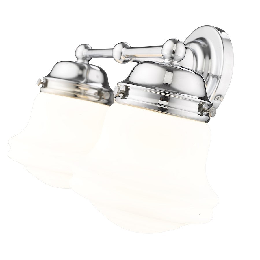 2 Light Bathroom Vanity Light, Chrome
