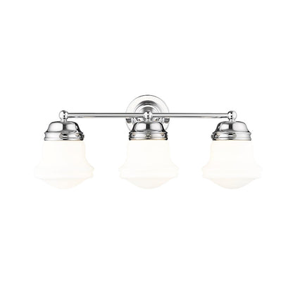 3 Light Bathroom Vanity Light, Chrome