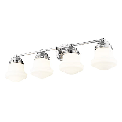 4 Light Bathroom Vanity Light, Chrome