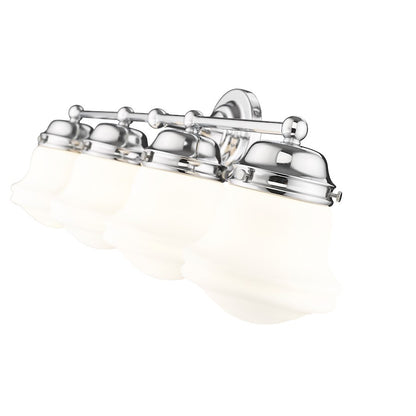 4 Light Bathroom Vanity Light, Chrome