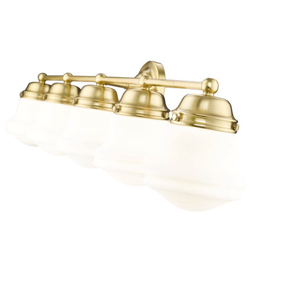 5 Light Bathroom Vanity Light, Luxe Gold