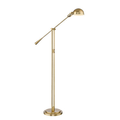 Z-Lite Grammercy Park 1 Light Floor Lamp, Heritage Brass - 741FL-HBR