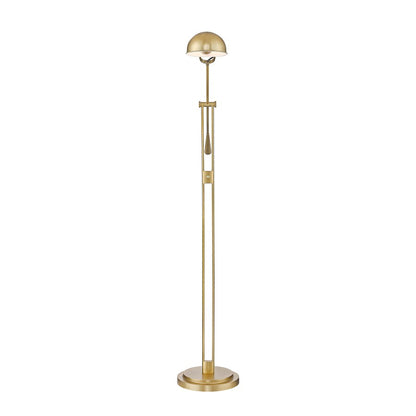 Z-Lite Grammercy Park 1 Light Floor Lamp, Heritage Brass