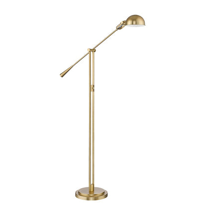 Z-Lite Grammercy Park 1 Light Floor Lamp, Heritage Brass