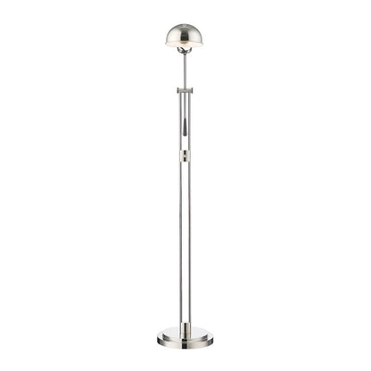Z-Lite Grammercy Park 1 Light Floor Lamp, Polished Nickel