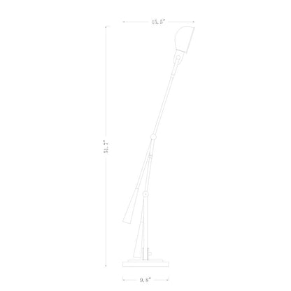 Grammercy Park Table Lamp, Polished Nickel