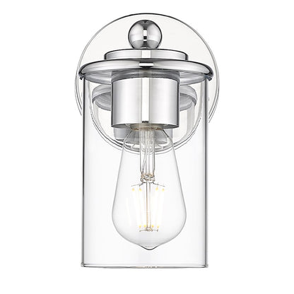 1 Light Bathroom Vanity Light, Chrome