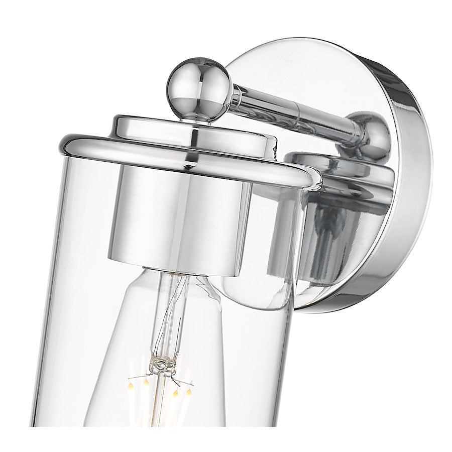 1 Light Bathroom Vanity Light, Chrome