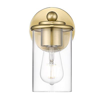 1 Light Bathroom Vanity Light, Luxe Gold
