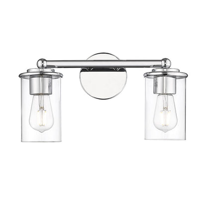 2 Light Bathroom Vanity Light, Chrome