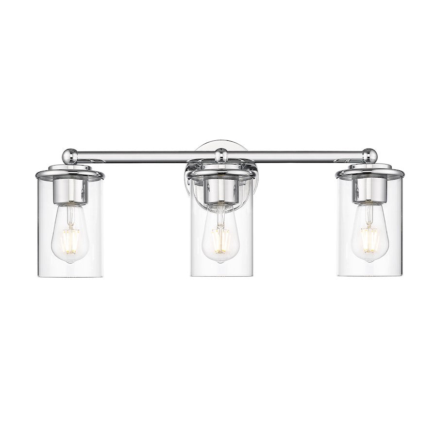 3 Light Bathroom Vanity Light, Chrome