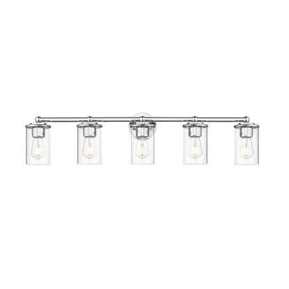5 Light Bathroom Vanity Light, Chrome