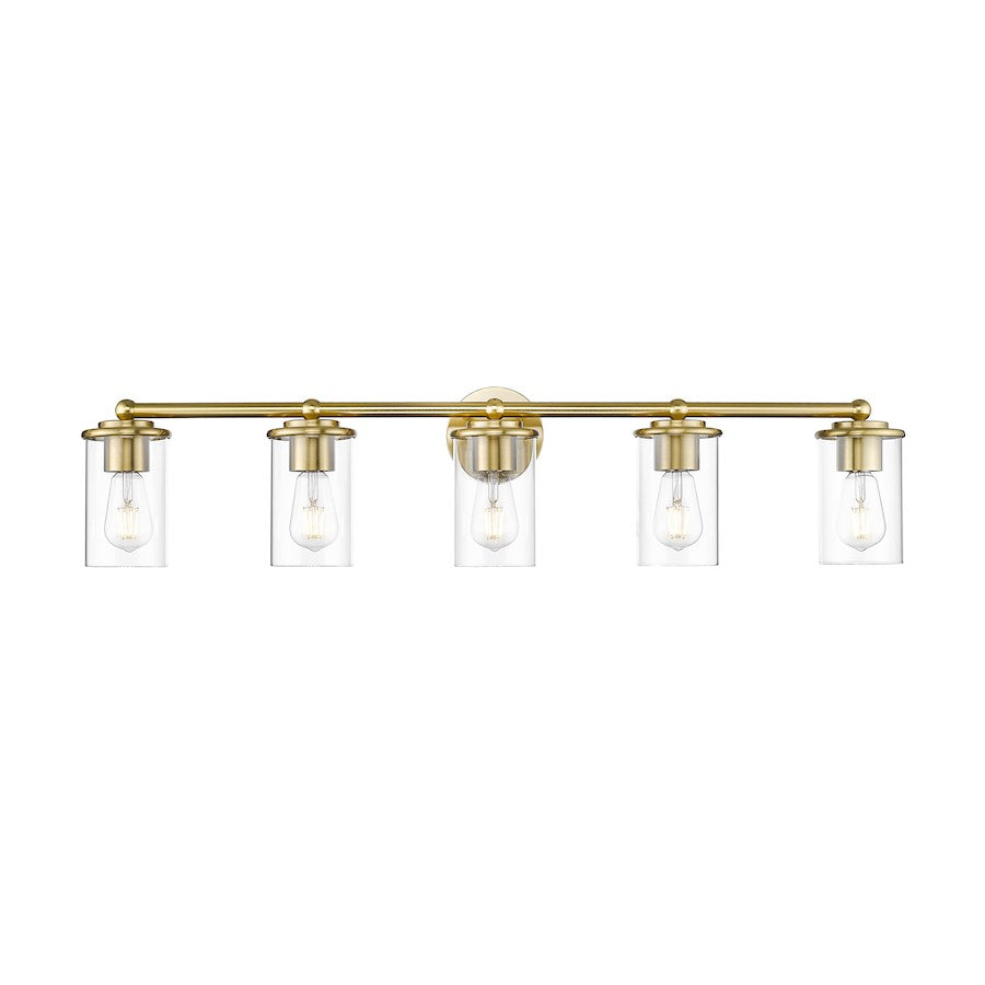 5 Light Bathroom Vanity Light, Luxe Gold