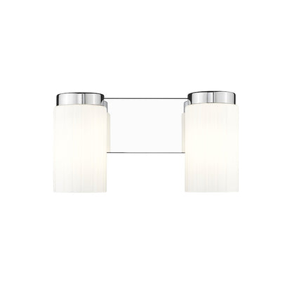 2 Light 14" Bathroom Vanity Light, Chrome