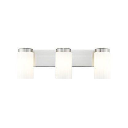 3 Light 22.5" Bathroom Vanity Light, Brushed Nickel