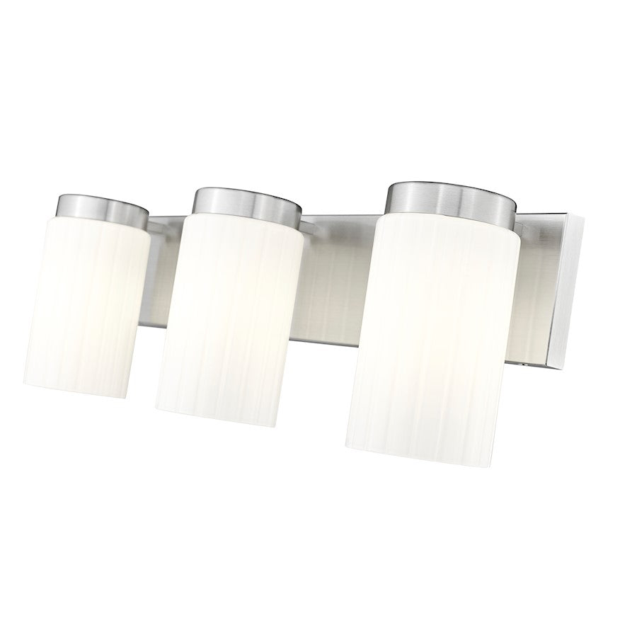 3 Light 22.5" Bathroom Vanity Light, Brushed Nickel