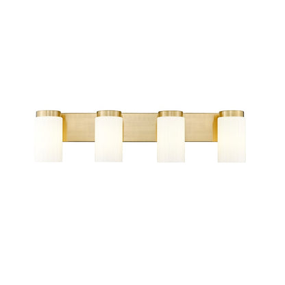 4 Light 30" Bathroom Vanity Light, Luxe Gold