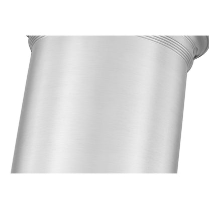 Z-Lite Bentley 1 Light 8" Flush Mount, Brushed Nickel/White