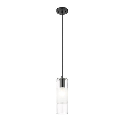 1 Light 5" Pendant, Matte Black